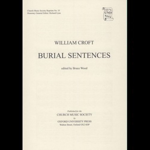 Croft: Burial Sentences SATB published by CMS