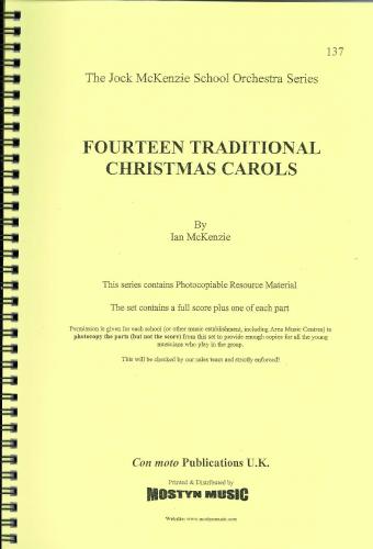 McKenzie: 14 Traditional Carols for Orchestra Level 1 published by Con Moto (Set of Parts)