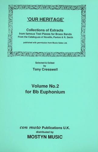 Our Heritage Volume 2 for Bb Euphonium published by Mostyn