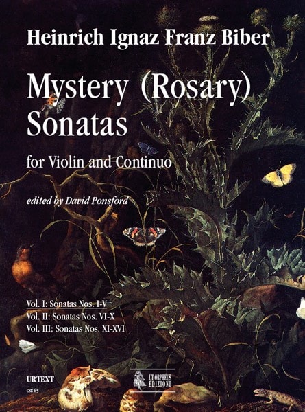 Biber: Mystery (Rosary) Sonatas for Violin Volume 1 published by UT Orpheus