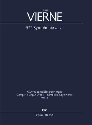 Vierne: Symphonie No. 3 Opus 28 for Organ published by Carus Verlag
