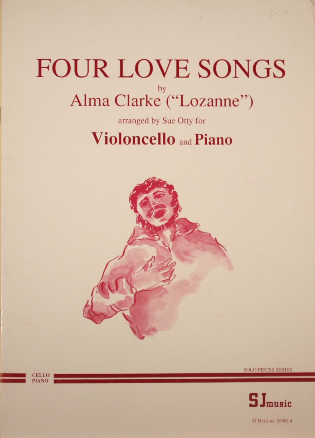 Clarke: Four Love Songs for Cello published by SJ Music