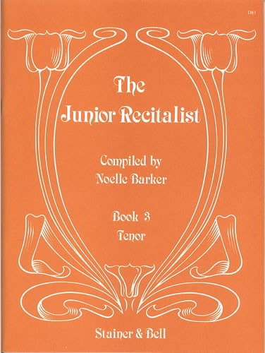 The Junior Recitalist Book 3. Tenor published by Stainer & Bell