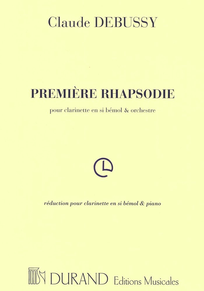 Debussy: Premiere Rhapsodie for Clarinet published by Durand