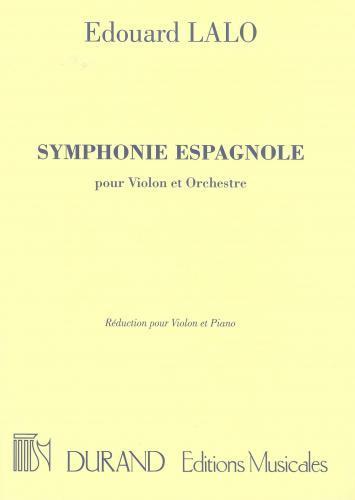 Lalo: Symphonie Espagnole in D minor for Violin published by Durand