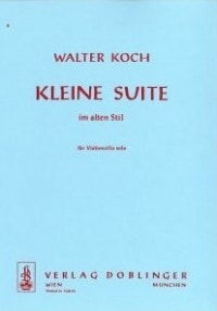 Koch: Kleine Suite im alten Stil for Solo Cello published by Doblinger
