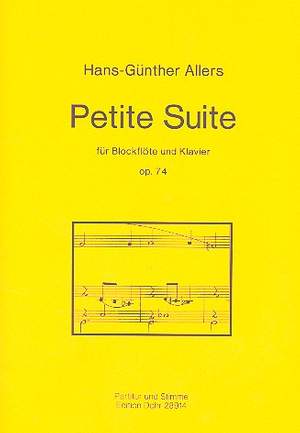 Allers: Petite Suite Opus 74 for Recorder published by Dohr