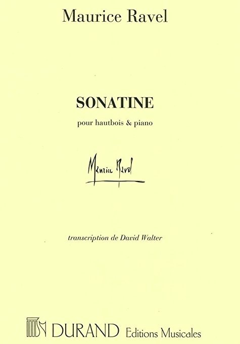 Ravel: Sonatine for Oboe published by Durand