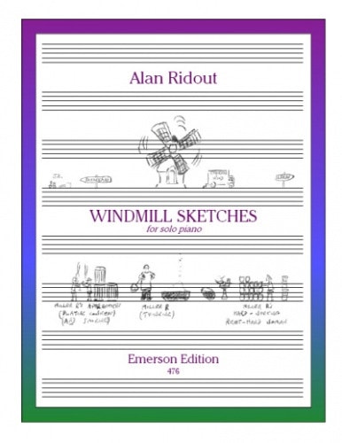 Ridout: Windmill Sketches for Piano published by Emerson
