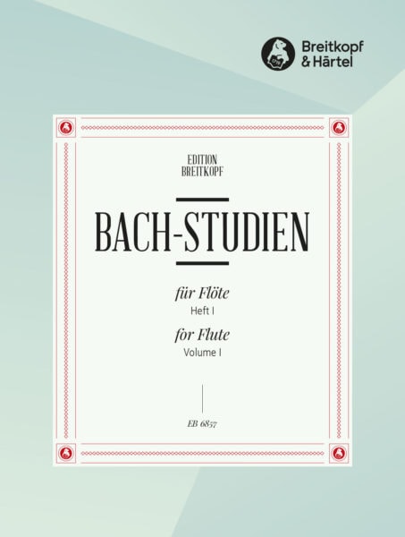 Bach: Studies for Flute Volume 1 published by Breitkopf