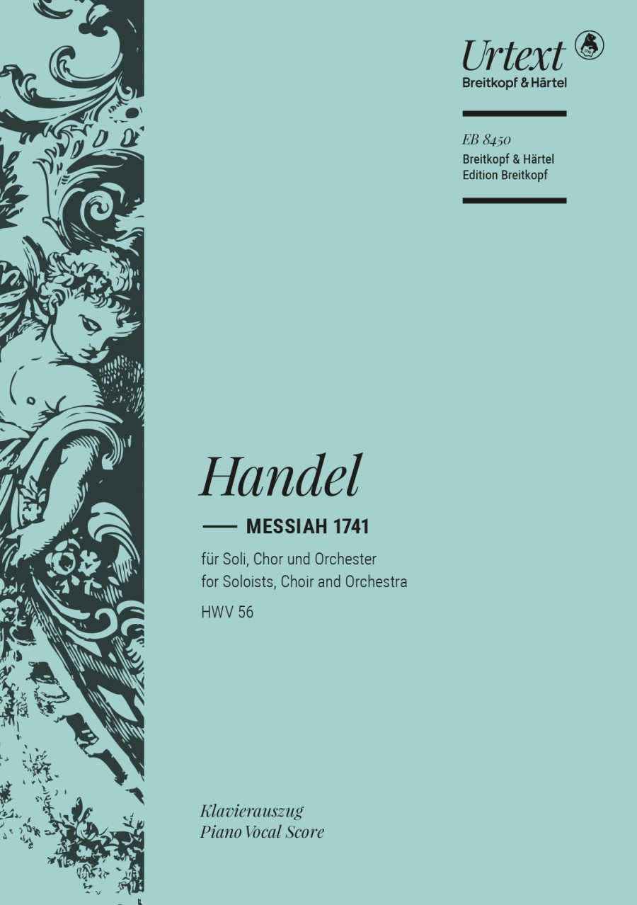 Handel: Messiah published by Breitkopf - Vocal Score
