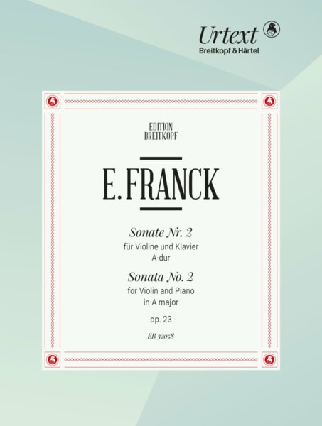Franck: Sonata No.2 in A major Opus 23 for Violin published by Breitkopf