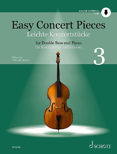 Easy Concert Pieces 3 - Double Bass published by Schott (Book & CD)