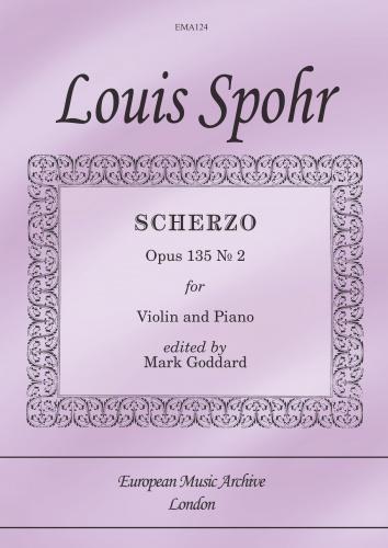 Spohr: Scherzo Opus 135/2 for Violin published by EMA