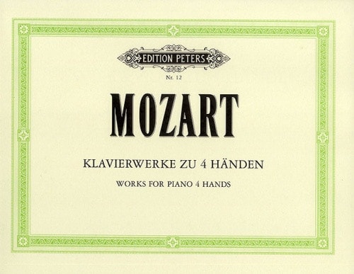 Mozart: Original Compositions for Piano Duet published by Peters Edition