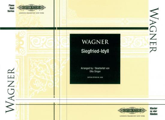 Wagner: Siegfried Idyll for Piano Duet published by Peters