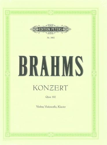 Brahms: Concerto for Violin, Cello & Orchestra Opus 102 published by Peters