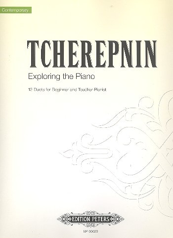 Tcherepnin: Exploring the Piano: 12 Duets for Beginner and Teacher-Pianist published by Peters