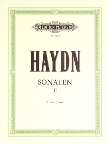 Haydn: Piano Sonatas Volume 2 published by Peters