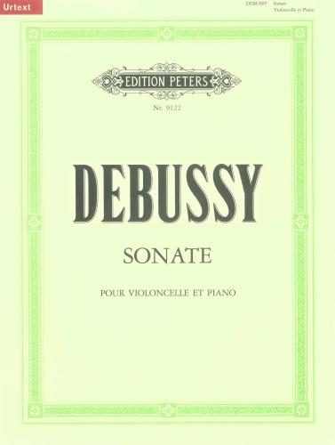 Debussy: Sonata for Cello published by Peters