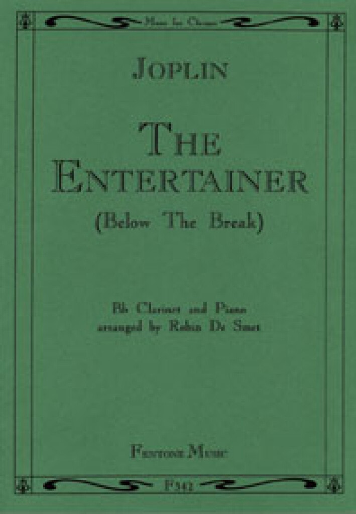 Joplin: The Entertainer (Below the Break - Simplified) for Clarinet published by Fentone