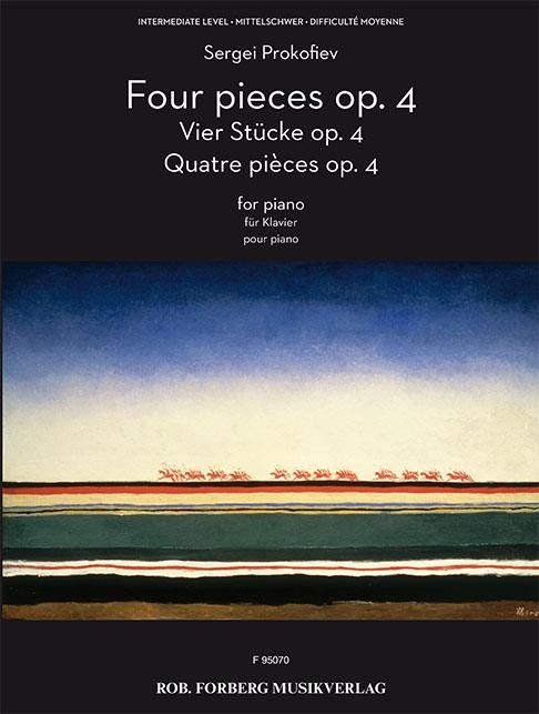 Prokofiev: Four Piano Pieces Opus 4 published by Forberg