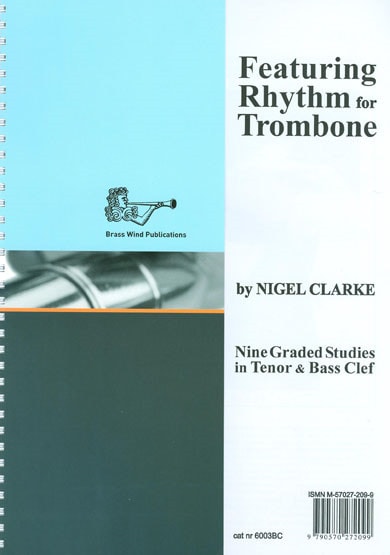 Clarke: Featuring Rhythm for Trombone (Bass Clef) published by Brasswind