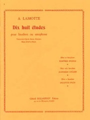Lamotte: 18 Etudes for Oboe published by Billaudot