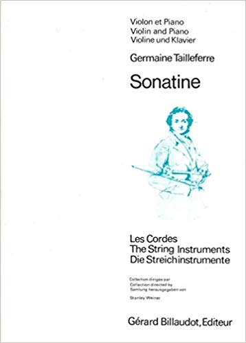 Tailleferre: Sonatine for Violin published by Billaudot