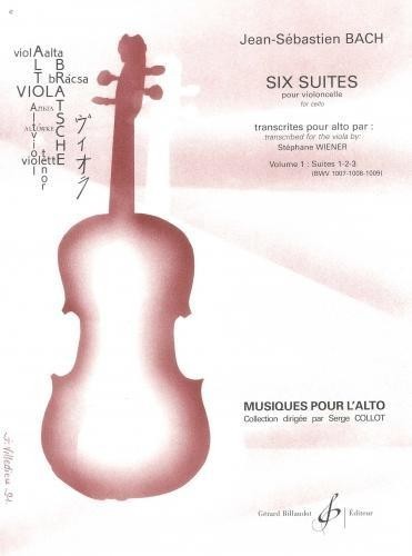 Bach: 6 Suites for Cello transcribed for Viola Volume 1 published by ...