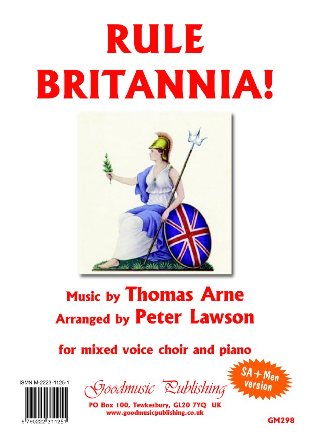 Arne: Rule Britannia SA/Men published by Goodmusic