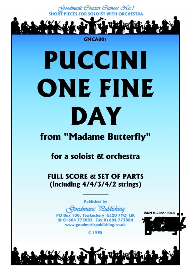 Puccini: One Fine Day Orchestral Set published by Goodmusic
