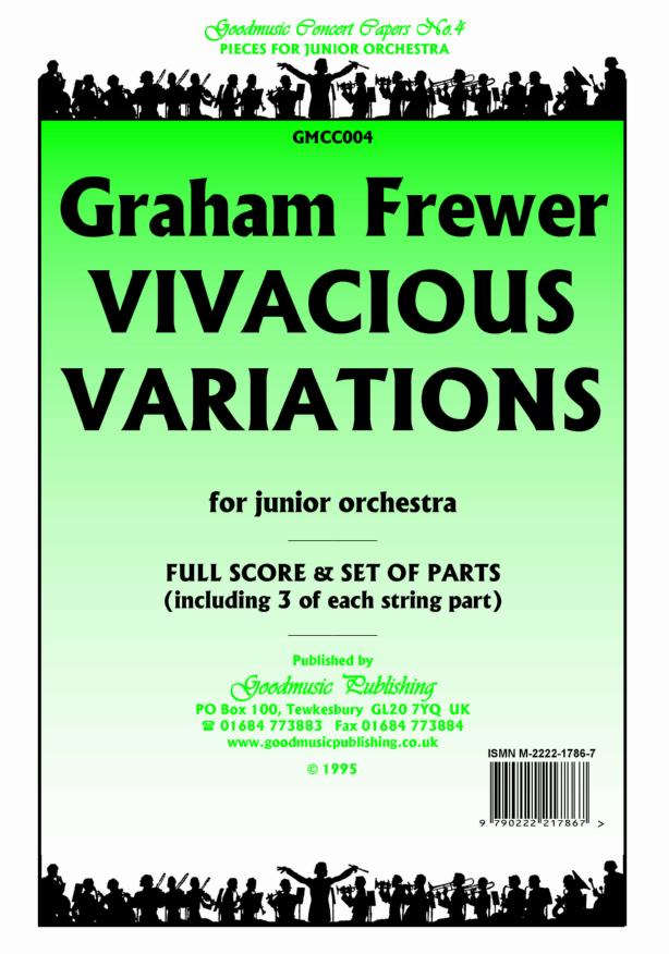 Frewer: Vivacious Variations Orchestral Set published by Goodmusic