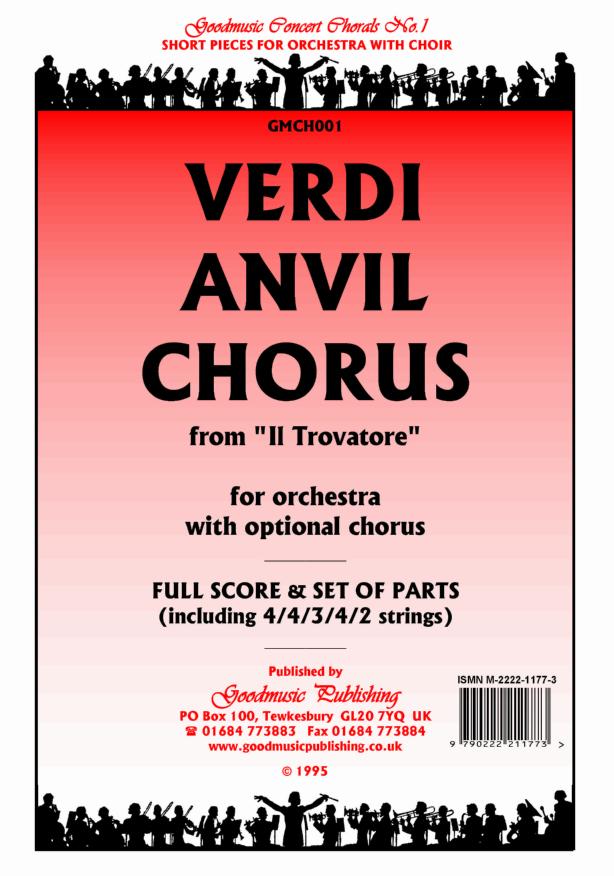 Verdi: Anvil Chorus Orchestral Set published by Goodmusic