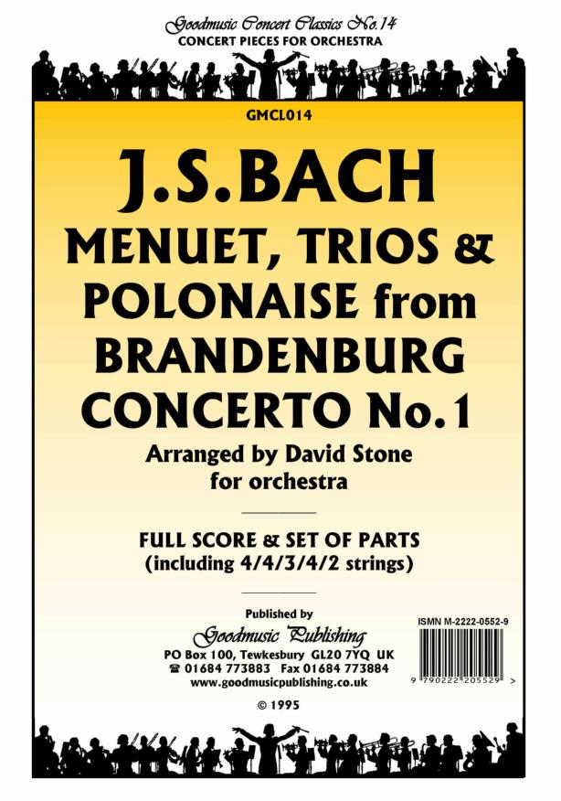 Bach: Menuet,Trios & Polonaise Orchestral Set published by Goodmusic