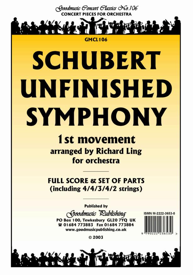 Schubert: Symphony 8 1st Movement(arr.Ling) Orchestral Set published by Goodmusic