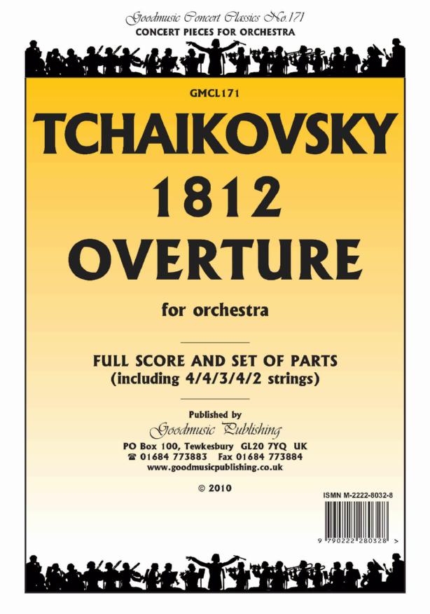 Tchaikovsky: 1812 Overture Orchestral Set published by Goodmusic