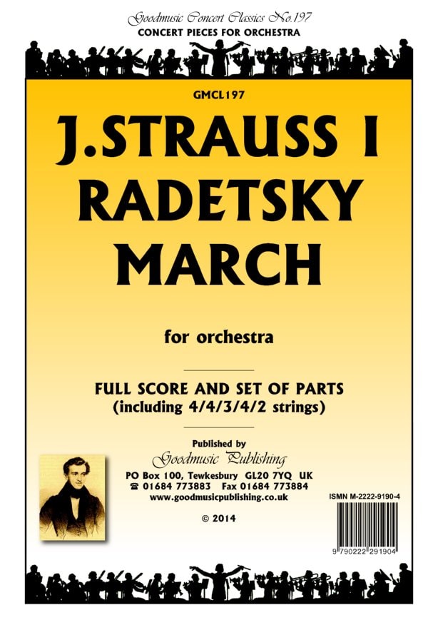 Strauss I: Radetzky March Orchestral Set published by Goodmusic