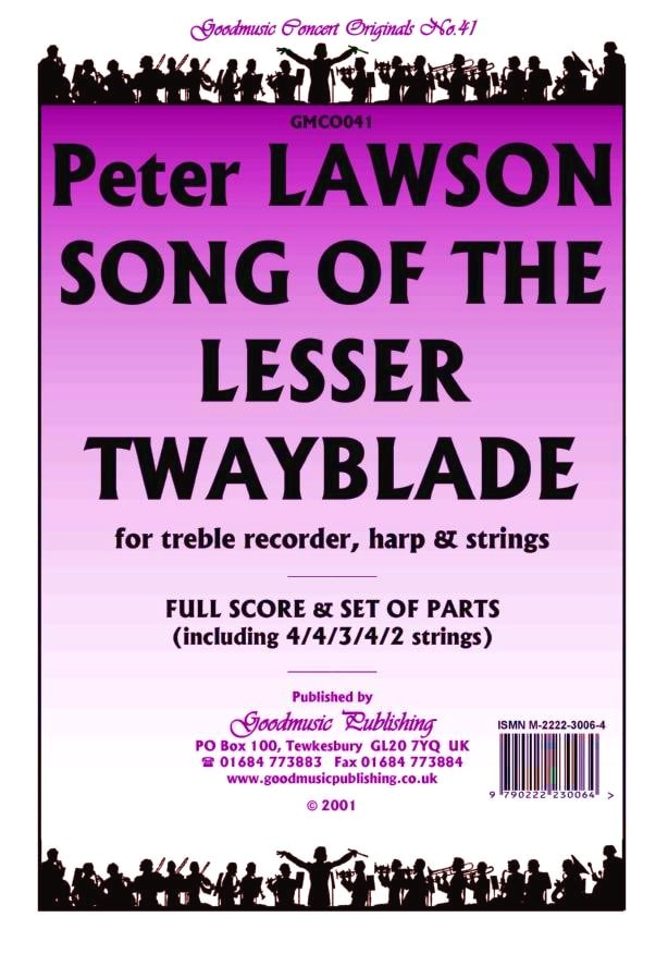 Lawson: Song of the Lesser Twayblade Orchestral Set published by Goodmusic