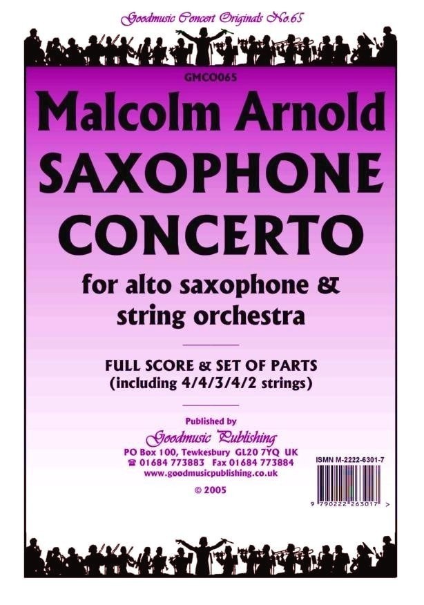 Forwoods ScoreStore Arnold Saxophone Concerto (arr.Ellis) Orchestral