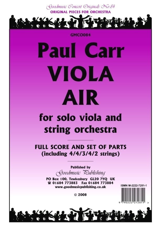 Forwoods ScoreStore Carr Viola Air Orchestral Set published by Goodmusic