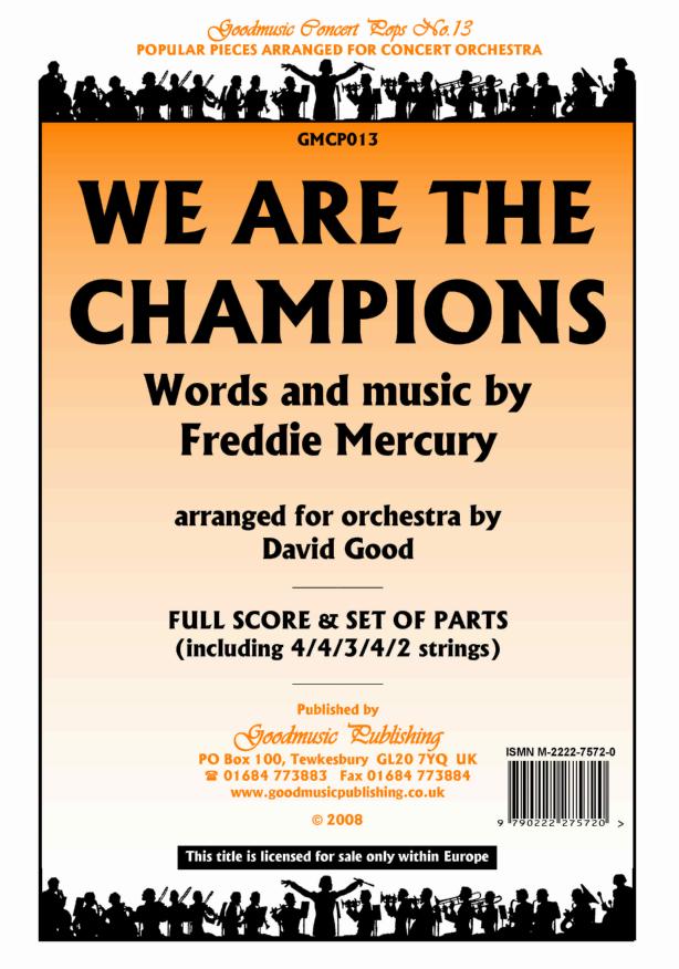 Mercury: We Are the Champions Orchestral Set published by Goodmusic