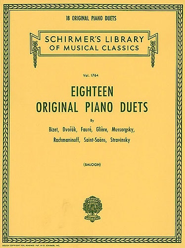 Eighteen Original Piano Duets published by Schirmer