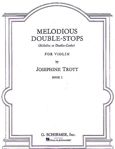 Trott: Melodious Double-Stops Book 1 for Violin published by Schirmer