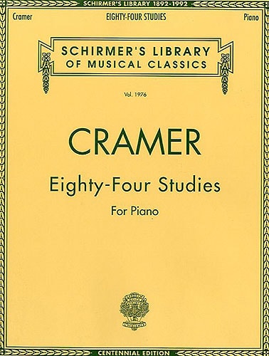 Cramer: 84 Studies For Piano published by Schirmer