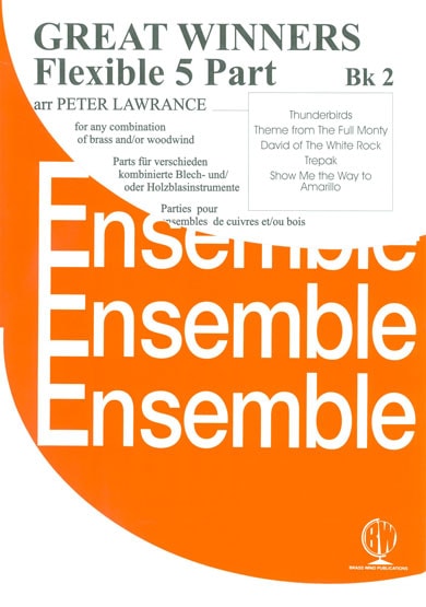 Great Winners 2 Flexible 5 Part Ensemble for Woodwind and/or Brass published by Brasswind