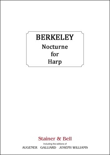 Berkeley: Nocturne for Harp published by Stainer and Bell