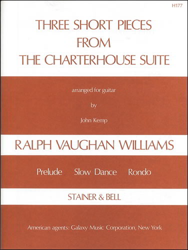 Vaughan Williams: Three Short Pieces for Guitar published by Stainer & Bell