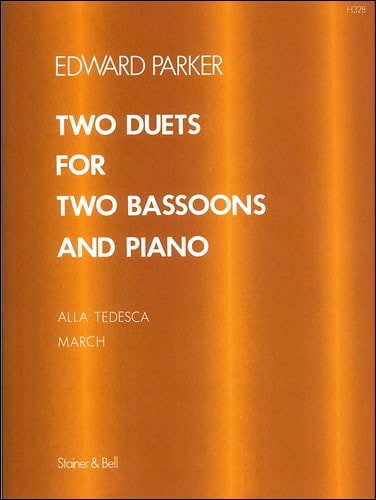 Parker: Two Duets for Two Bassoons and Piano published by Stainer & Bell