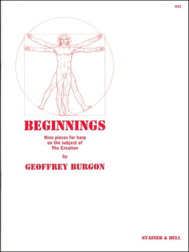 Burgon: Beginnings for Harp published by Stainer and Bell